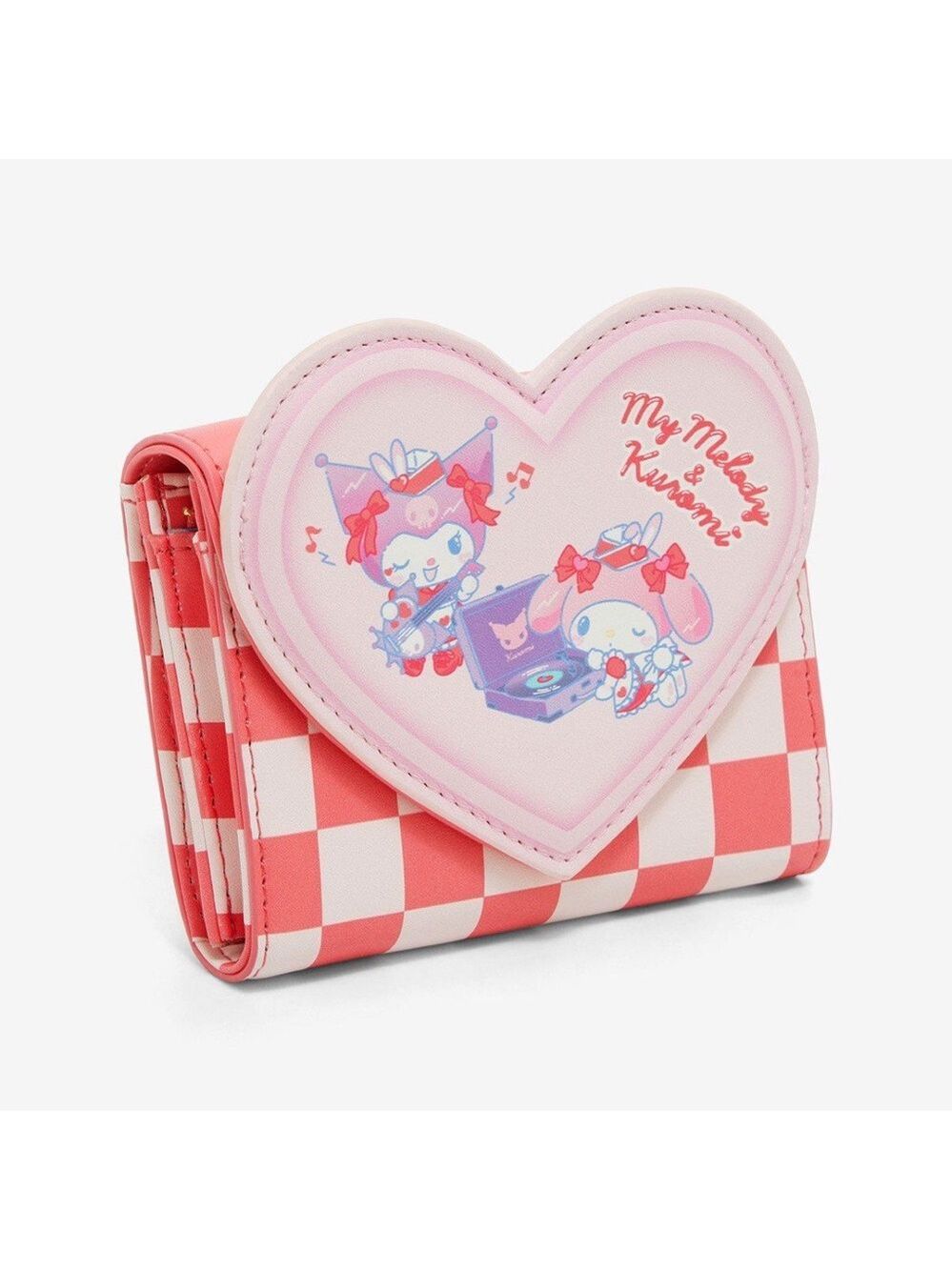 SANRIO My Melody & Kuromi (as servers) Diner Zip Wallet BL Exclusive Retired NWT